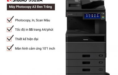 Toshiba e-Studio 5528A & 6528A – Giải pháp photocopy công suất lớn cho cơ quan hành chính nhà nước